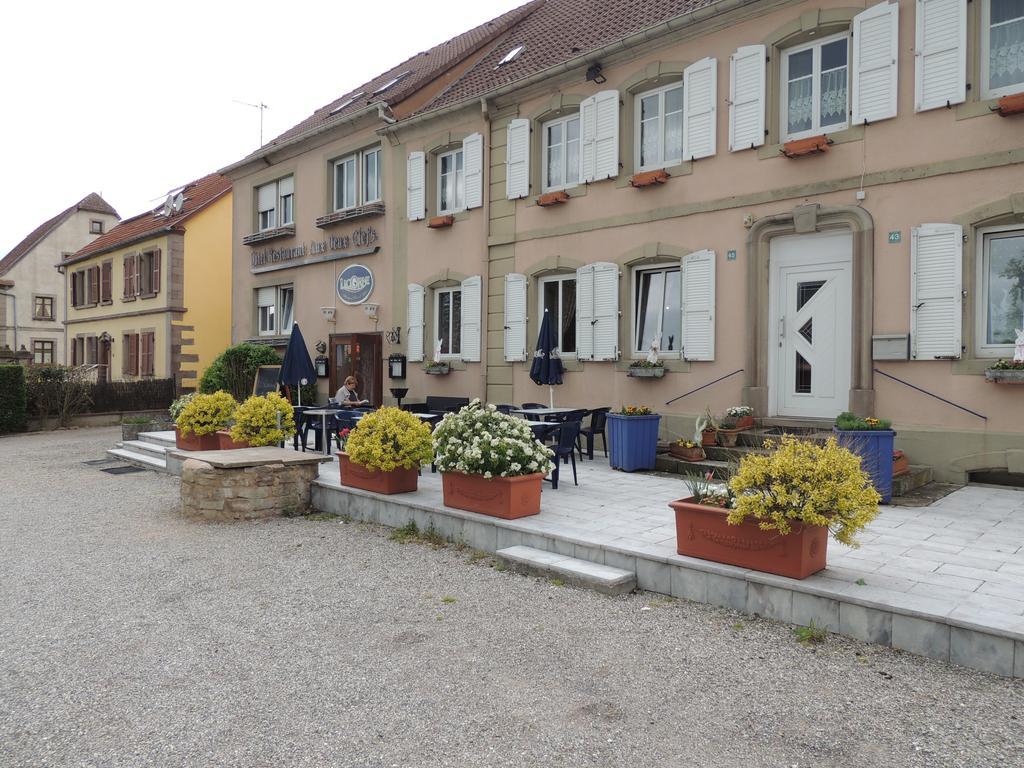 Aux Deux Clefs Hotel Petersbach Buitenkant foto
