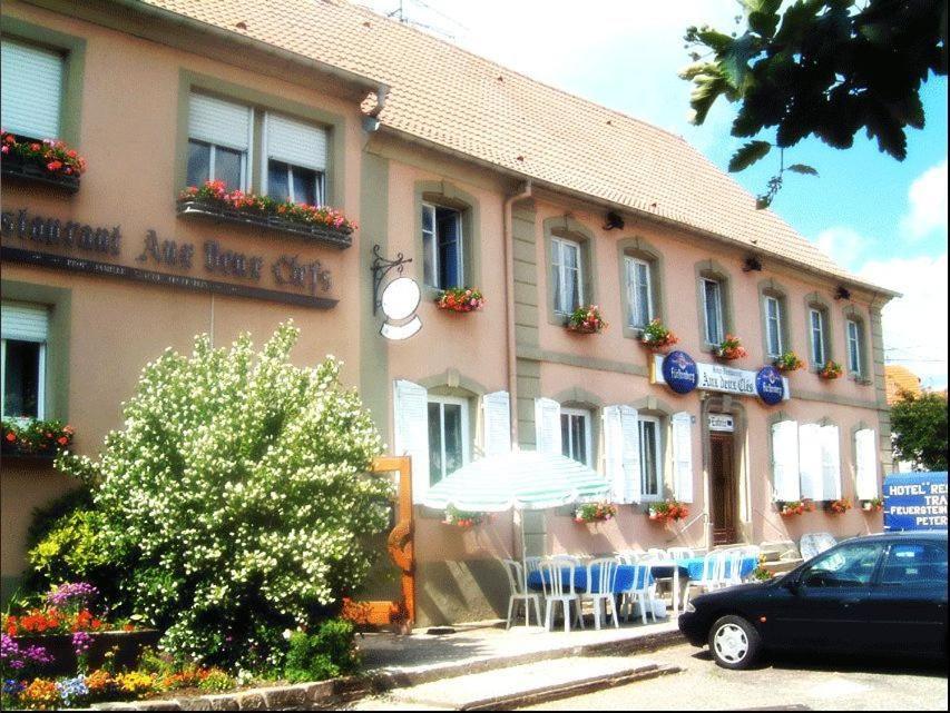 Aux Deux Clefs Hotel Petersbach Buitenkant foto
